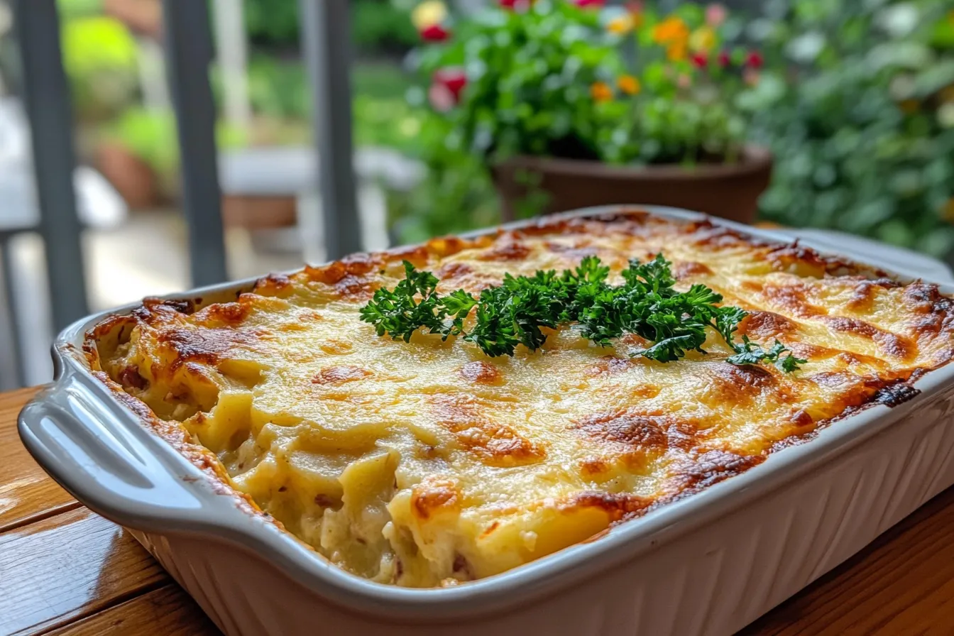Irresistible Cheesy Sausage and Potato Casserole Recipe Cheesy Sausage and Potato Casserole