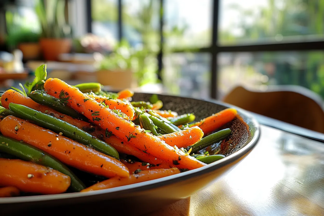 Savory Honey Glazed Carrots and Green Beans Recipe Delight Honey Glazed Carrots and Green Beans