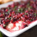 Cranberry Jalapeno Dip: A Must-Try Festive Delight 2 Cranberry Jalapeno Dip in a Bowl with Garnish