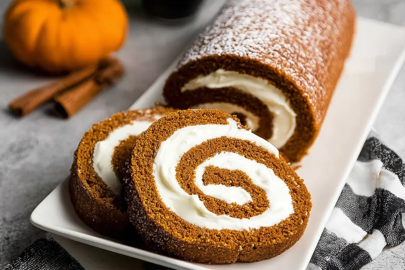 Creamy Pumpkin Spice Roll Cake: A Delightful Fall Treat 1 Creamy Pumpkin Spice Roll Cake