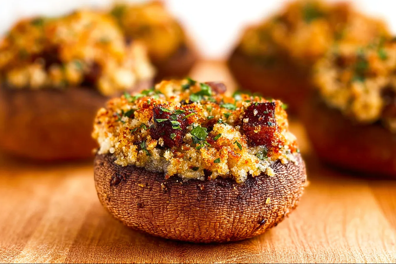 Garlic Parmesan Stuffed Mushrooms: Irresistibly Delicious Appetizers 1 Garlic Parmesan Stuffed Mushrooms