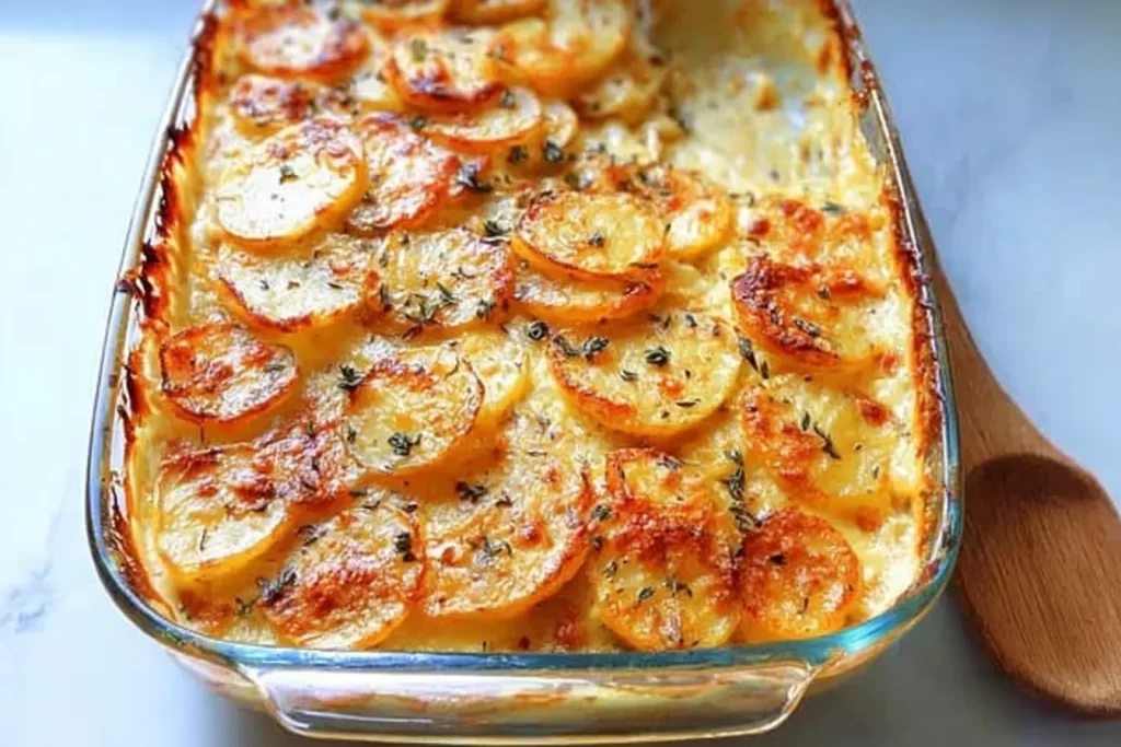 Delicious Scalloped Potatoes Freshly Baked